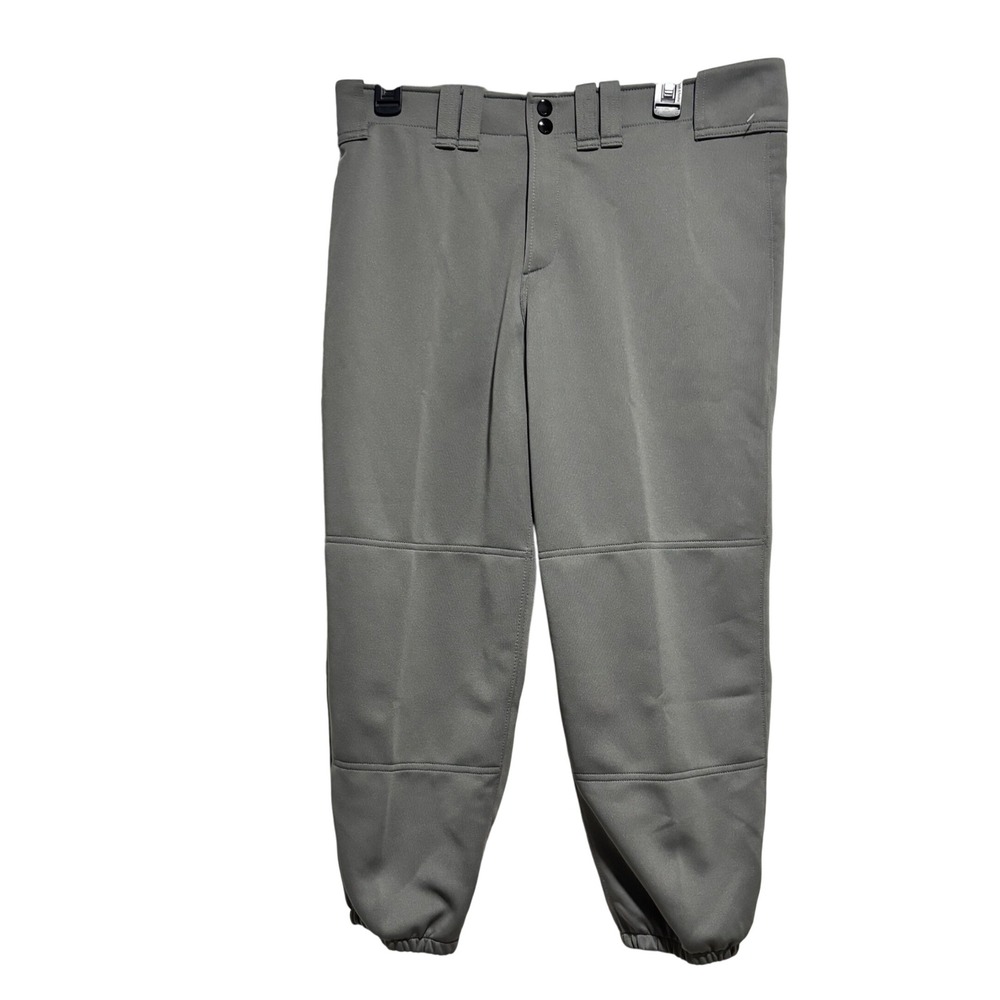 Mizuno Women Softball Pants Elastic Bottom Reinforced‎ Knee Snap Closure